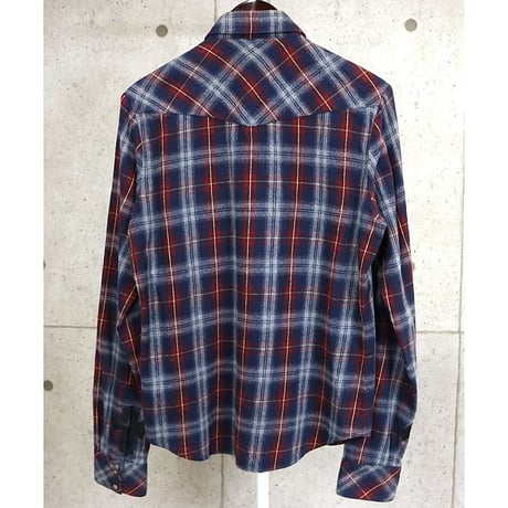 Chrome Hearts Floral Button Check Flannel Shirt #102050
