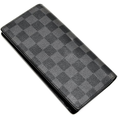 Louis Vuitton Brazza Wallet Damier Graphite N62665 #74857