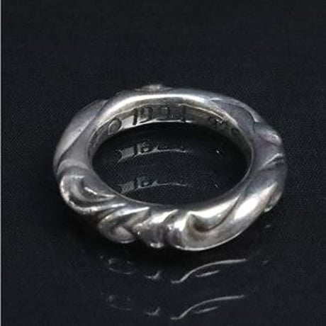Chrome Hearts Scroll Band Ring #30934
