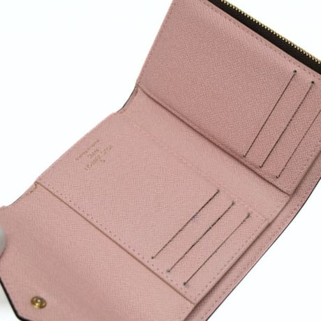 Louis Vuitton Victorine Wallet Monogram Canvas Rose Ballerine M62360 #75235