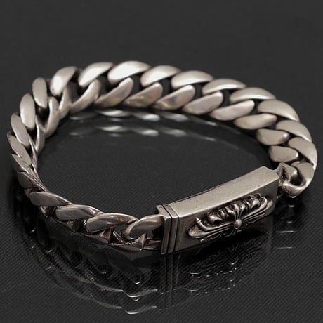 アクセサリー CHROME HEARTS ID BABY FLRL CRS P/DMND CHROME HEARTS BABY I.D. FLORAL CROSS MOTIFF BRACLET クロム