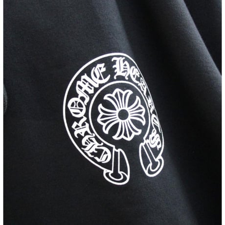 CHROME HEARTS Tokyo Exclusive Horseshoe Pullover Hoodie Blue and White #31100