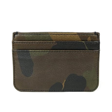 Chrome Hearts Double-Side Leather Card Case with Camo Pattern  #30278