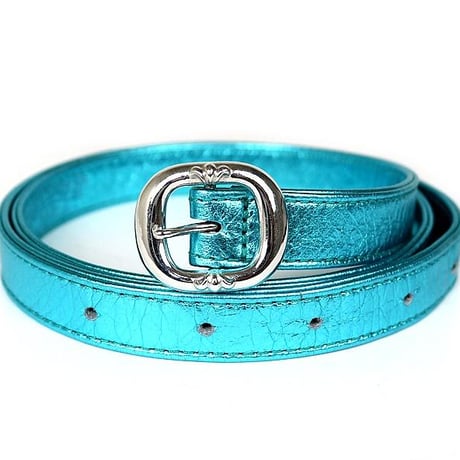 Chrome Hearts 1.0 Gunslinger Metallic Belt Light Blue  #101950