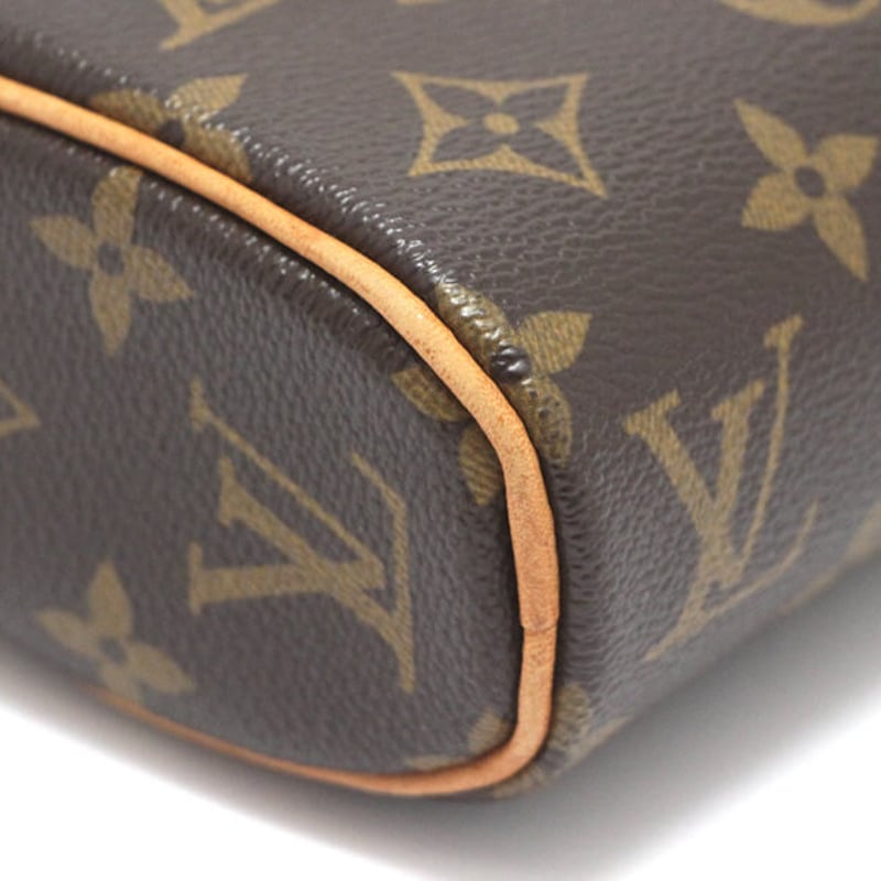 LOUIS VUITTON Louis Vuitton Handbag Monogram Canvas Sonatine M51902 Brown  Red Ladies