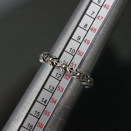 Chrome Hearts Tiny E CH Plus Band Ring #103465
