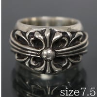 Chrome Hearts Floral Cross Ring #103072