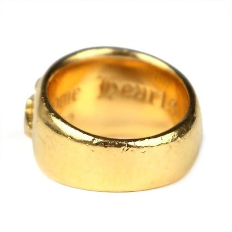 【￥2,999,900】 Chrome Hearts 22K Old Floral Cross Pavé Diamond Ring #103470