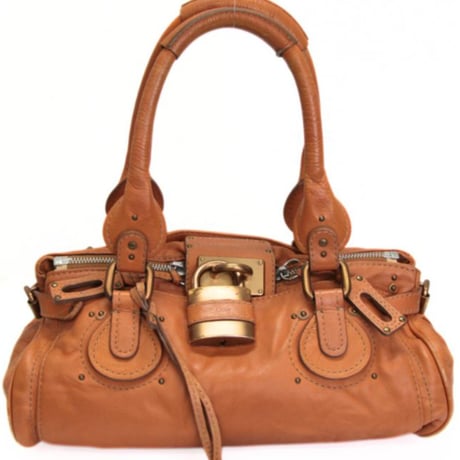 Chloe Paddington Handbag Leather Caramel #73401