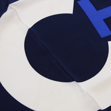 CHANEL Vintage Silk 100% Scarf Stole Navy #72488