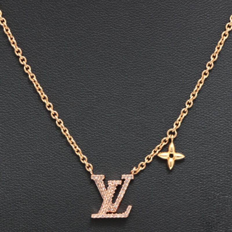 Louis Vuitton LV Iconic Blush Necklace Pink Gol