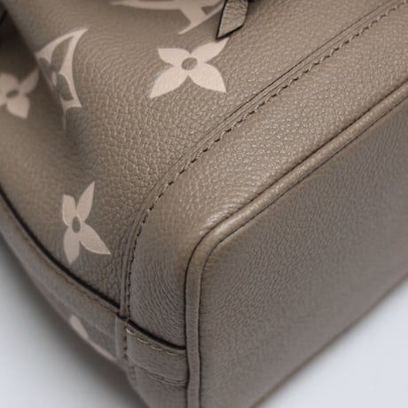 Louis Vuitton Nano Noe Handbag Monogram Empreinte Gray Cream M46291 #74691