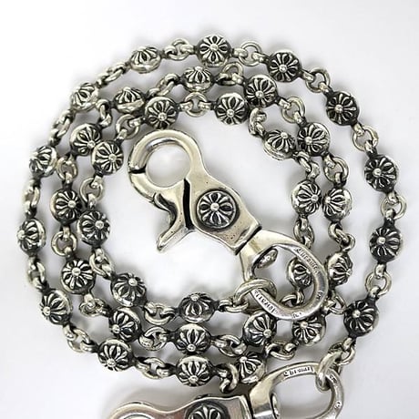 【￥2,799,900】 CHROME HEARTS #1 Cross Ball Extra Long Wallet Chain 2 Clips #31394