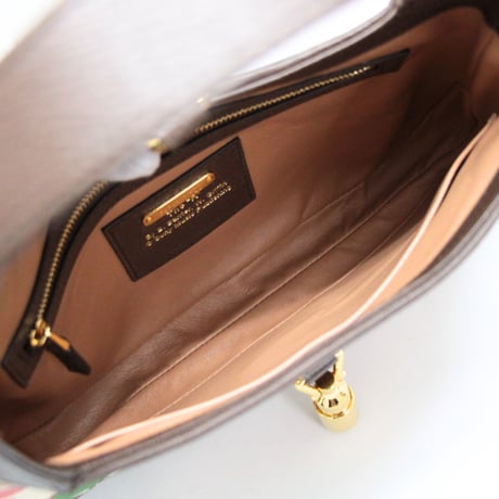 GUCCI Music is Mine Small Jackie 1961 Hobo Bag GG Canvas Leather Brown Multicolor #74222