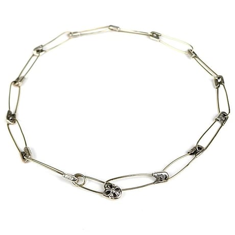 Chrome Hearts Safety Pin Necklace 16Inches #103423