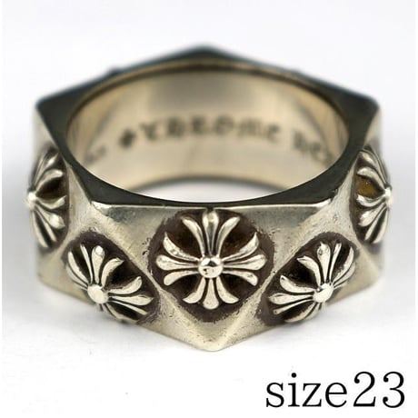 Chrome Hearts Pentagon CH Plus Ring #31294