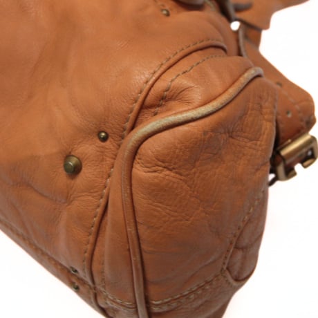 Chloe Paddington Handbag Leather Caramel #73401