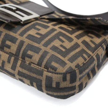 FENDI Mamma Baguette Bag Zucca Canvas ＃74795