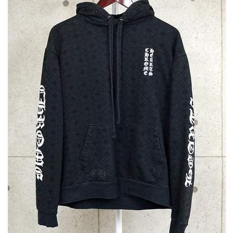 Chrome Hearts CH Plus All-Over Print Horseshoe Pullover Hoodie #30830
