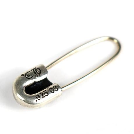 Chrome Hearts Safety Pin 1P Emerald Earring #31229