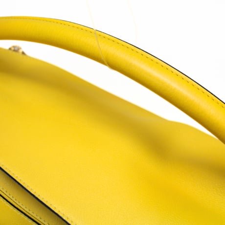 LOEWE Medium Puzzle Bag Leather Yellow #74295