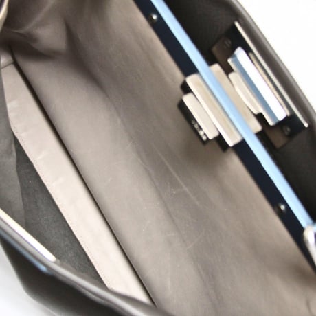 FENDI Medium Peekaboo Handbag Leather Gray ＃75050