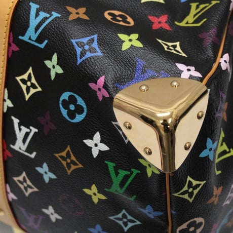 Louis Vuitton x Murakami Keepall 45 Boston Bag Monogram Multicolor Black M92640 #72888