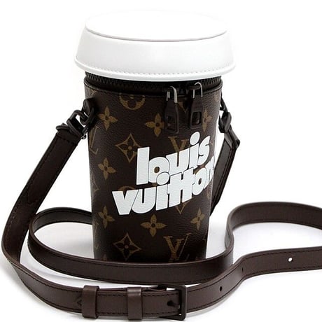 LOUIS VUITTON Monogram Calfskin Everyday LV Coffee Cup Pouch