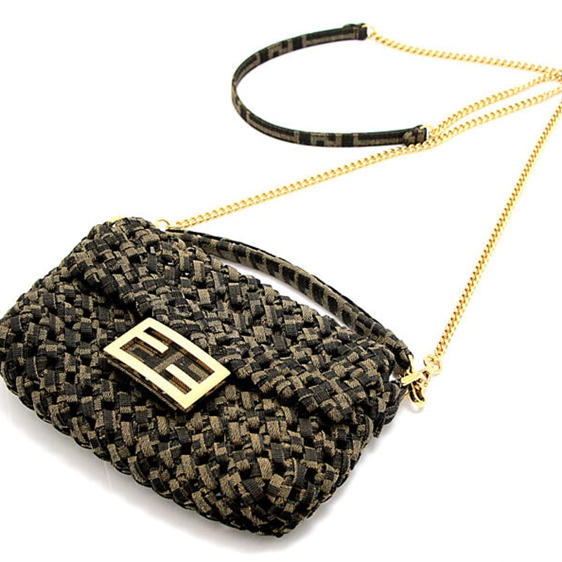 Fendi discount jacquard bag