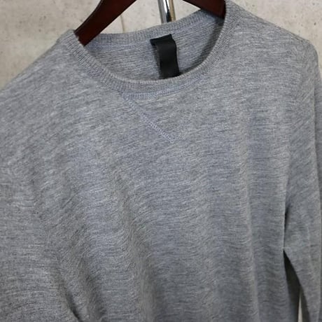Chrome Hearts CH Plus Patch Cashmere Knit Sweater Gray #101477