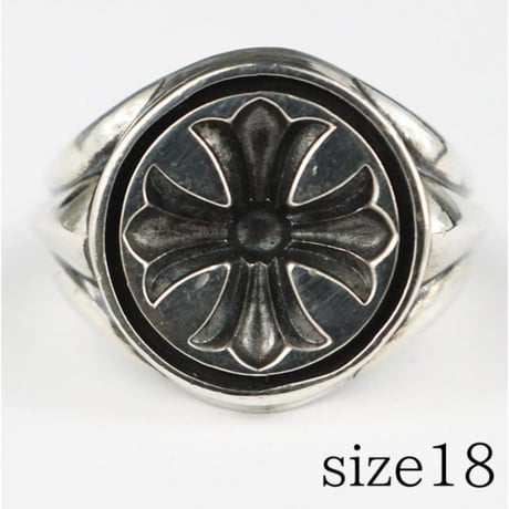 Chrome Hearts CH Plus Seal Stamp Ring #31293