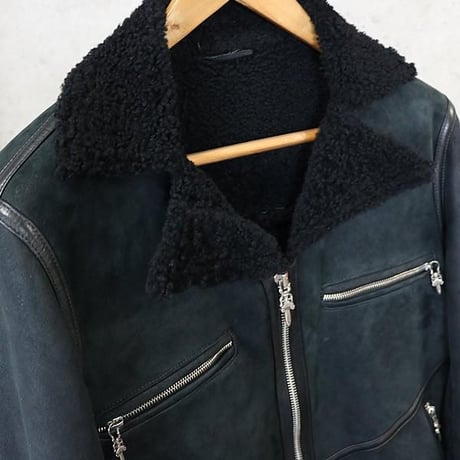 Chrome Hearts Dagger ZIP Mouton Jacket #101603