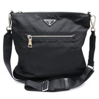 PRADA Shoulder Bag Nylon Black ＃74608