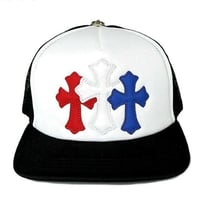 Chrome Hearts Multi Colour Trucker Cap Black  #100697