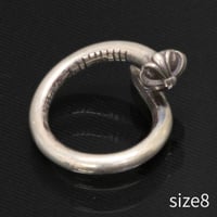 Chrome Hearts Cross Ball Nail Ring #30886