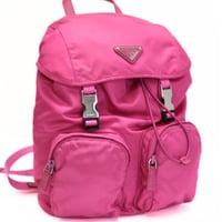 PRADA Backpack Nylon Pink #73136