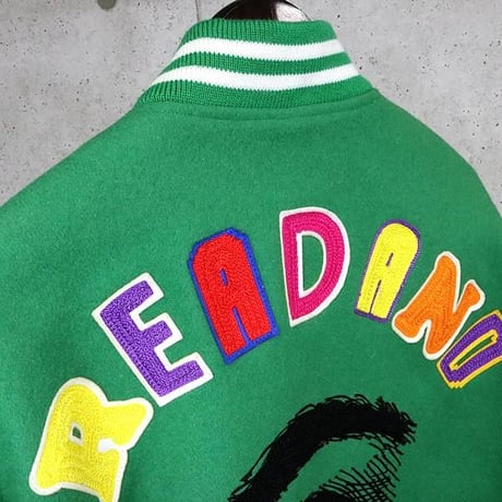 SAINT Mxxxxxx x Takashi Murakami Multi Badge Varsity Jacket #103106
