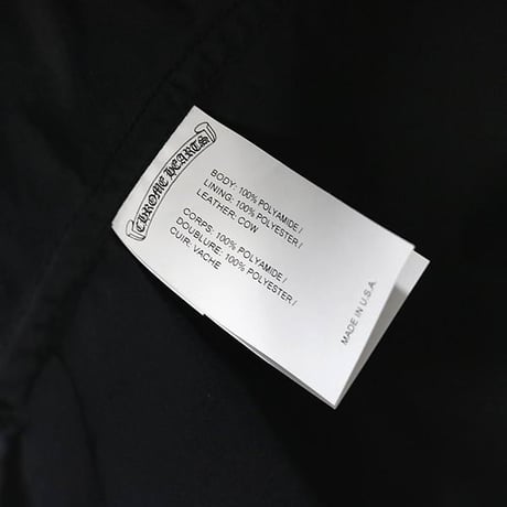 Chrome Hearts Carpenter Leather Pocket Zip Shirt ＃102132