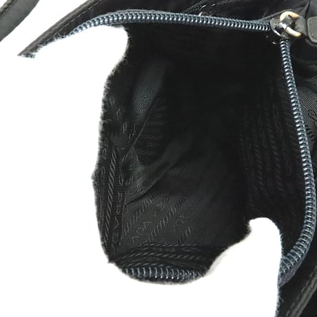 PRADA Handbag Nylon Black #19378