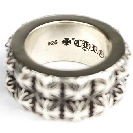 Chrome Hearts Double Beat Punk Ring 2-Row #31290