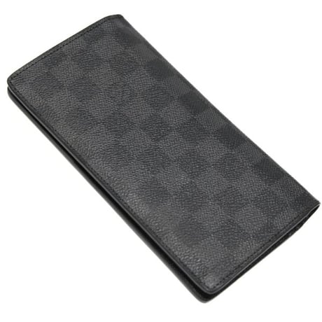 Louis Vuitton Brazza Wallet Damier Graphite N62665 #75234