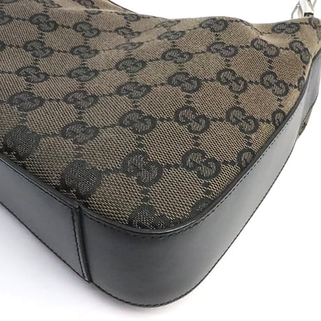 Gucci Shoulder Bag GG Canvas Brown #75243