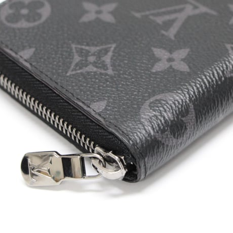 Louis Vuitton Zippy Wallet Vertical Monogram Eclipse Black M62295 #74854