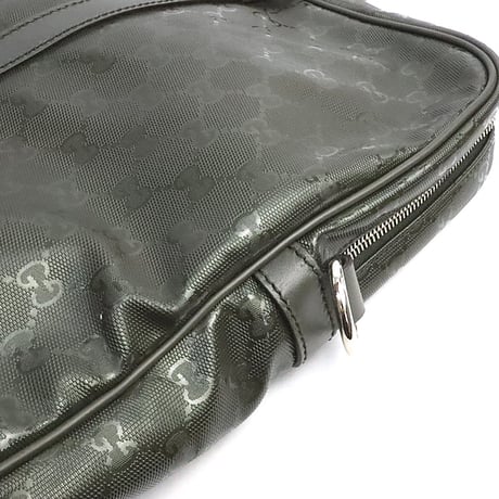 GUCCI Briefcase GG Imprime Canvas Khaki #19223