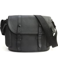 Louis Vuitton Christopher Messenger Bag Taurillon Leather Black M58476 #19133