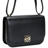 LOEWE Small Goya Shoulder Bag Leather Black #72264