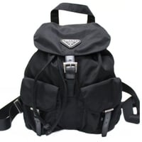 PRADA Backpack Nylon Black #74233