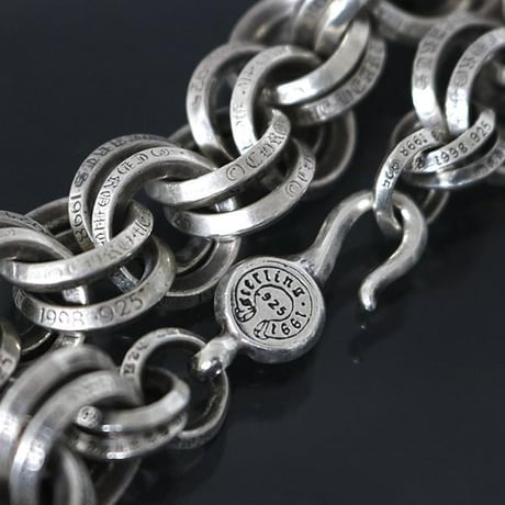 Chrome Hearts 2 Double B-Ring Bracelet #103203