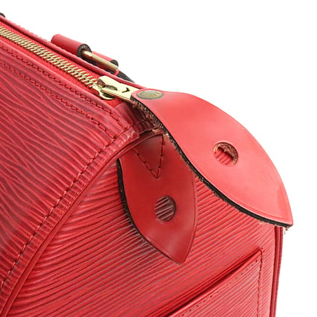 Louis Vuitton Speedy 25 Handbag Epi Leather Red M43017 #74737