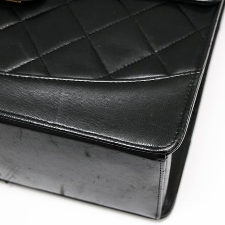 CHANEL 2.55 Vintage Reissue Flap Bag Quilted Lambskin Black #71928